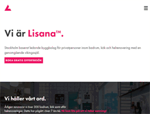 Tablet Screenshot of lisana.se
